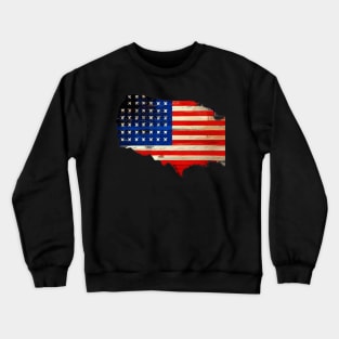 American flag Crewneck Sweatshirt